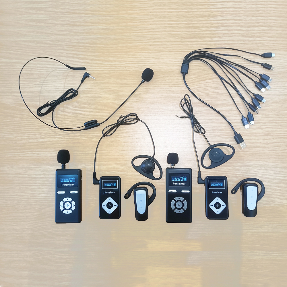 TG-208E 8PCS Wireless Tour Guide System