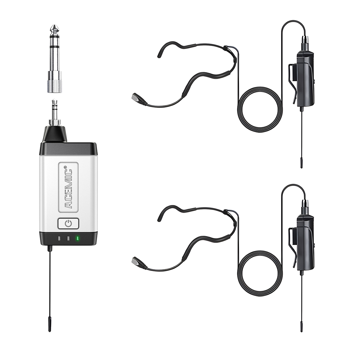 Q2/H2 Fitness Instructor Microphone UHF Dual Channel