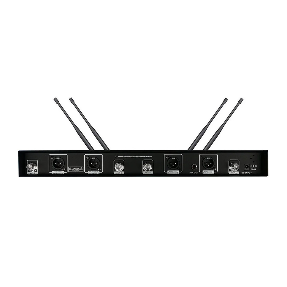 EU-864 4 Wireless Microphone System for Public Speaking