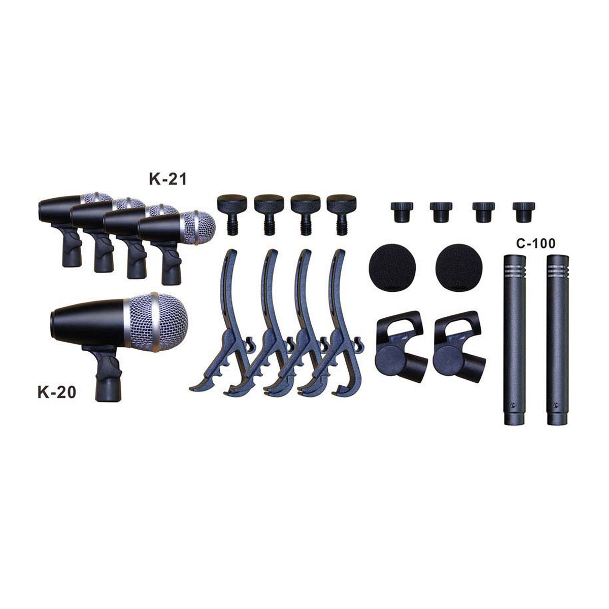 DM-7B 7-Piece Drum Microphone Kit