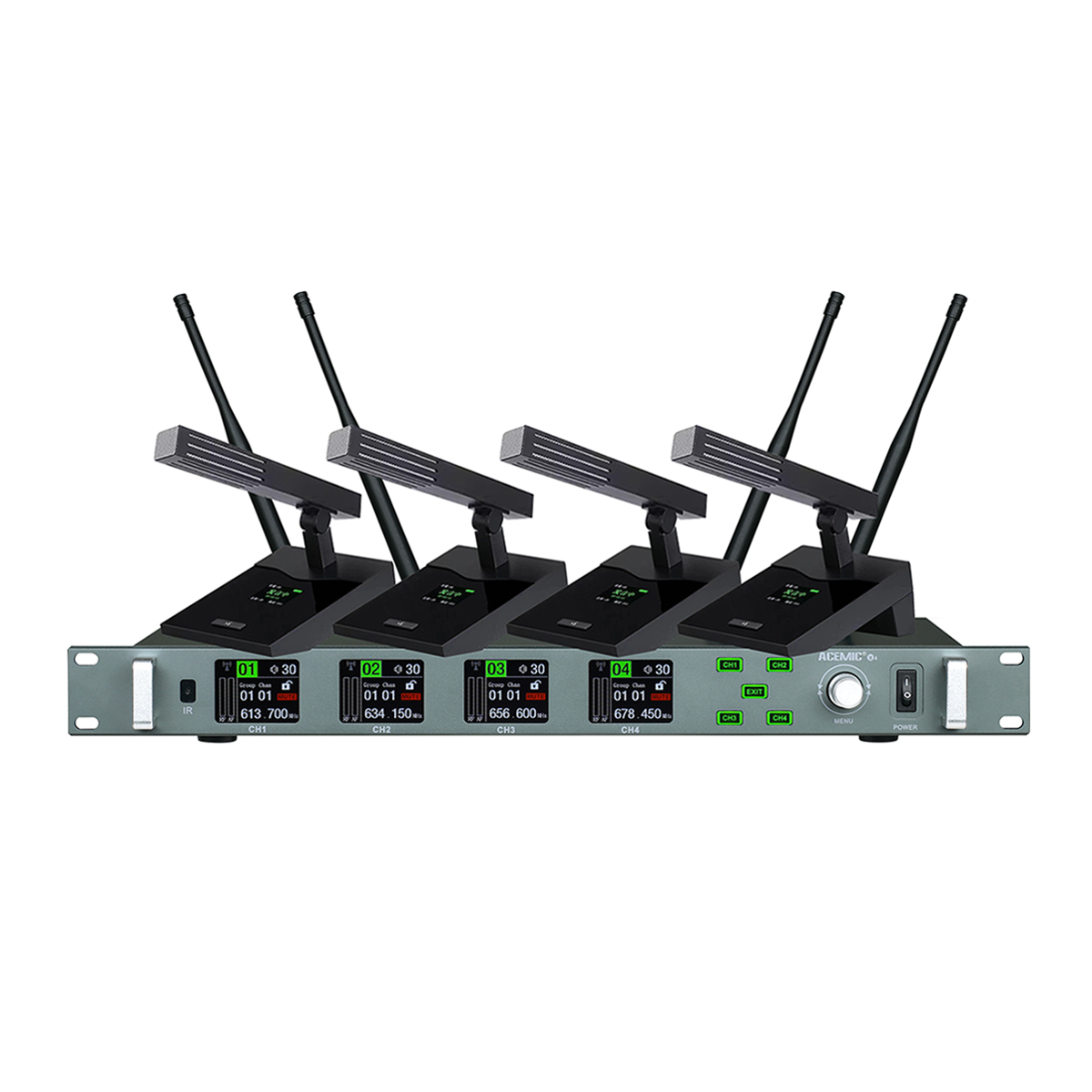 X4/CM-A Wireless Conference Microphone System 4 Channel
