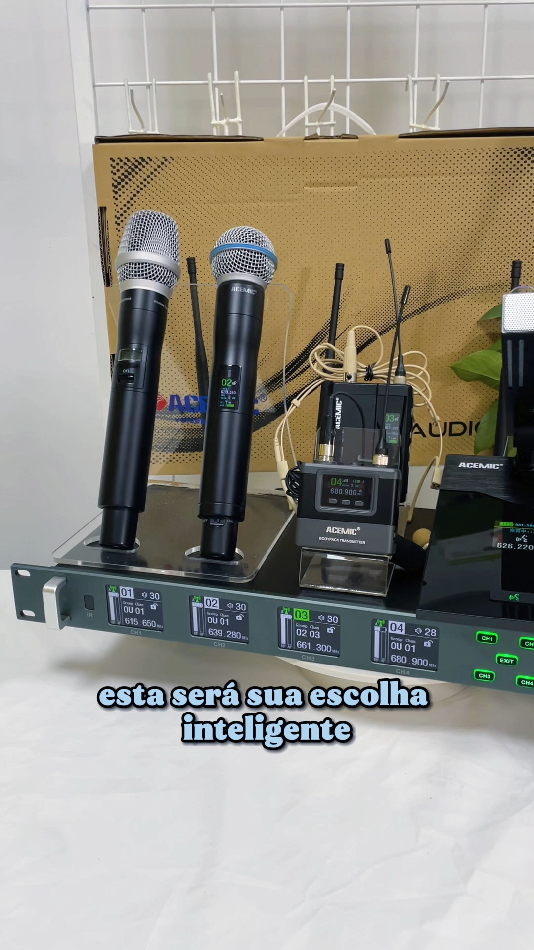 X4/CM-B Wireless Conference Microphone System 4 Channel