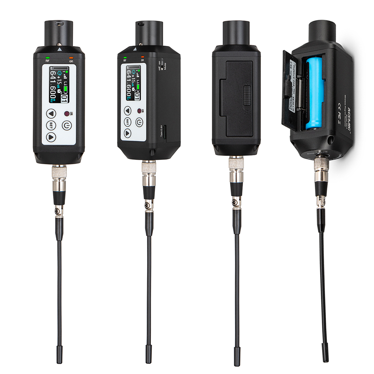 RT-1 Plug-On XLR Wireless Audio Transmitter and Receiver